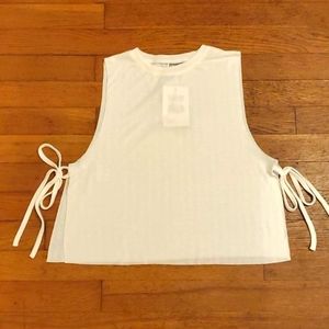 ASOS Petite cropped side-tie top